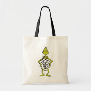 Tote Bag Snarky Grinch   Drôle je ne parle qu'à mon chien T