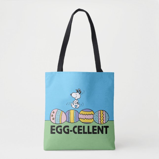 Tote Bag Snoopy à l'oeuf Pâques (Devant)