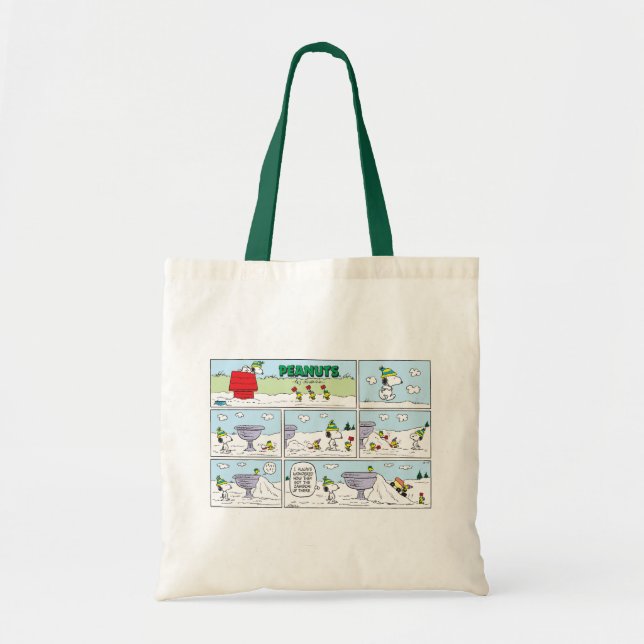Tote Bag Snoopy et l'équipage Zamboni (Devant)