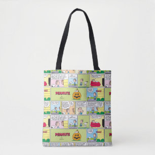 Tote Bag Snoopy & Linus   Les grandes nouvelles Citrouilles