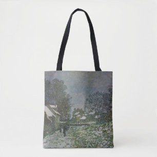 Tote Bag Snow at Argenteuil par Claude Monet