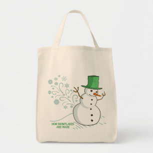 Tote Bag Snowman Farts Snowflics