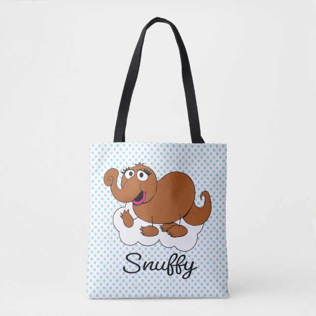 Tote Bag Snuffleupagus Doodley Graphic (Devant)