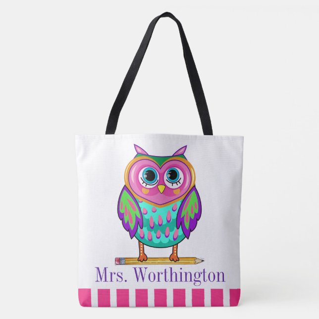 Tote Bag So Cute Owl Fourre-tout - Voir retour (Devant)