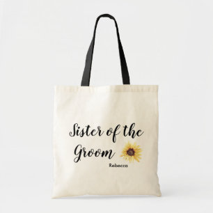 Tote Bag Soeur de tournesol russe personnalisée de la pièce