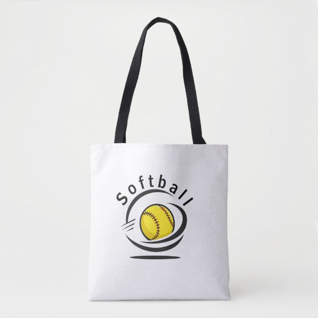 Tote Bag Softball Lover (Devant)