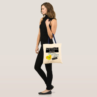 TOTE BAG SOFTBALL MOM: COMME UN BOSS