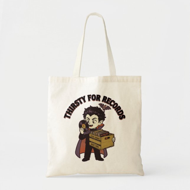 Tote Bag Soif de disques (Devant)