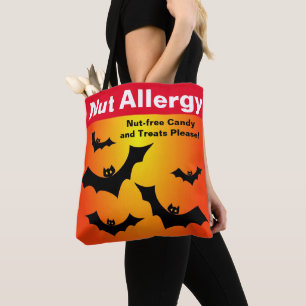 Tote Bag Soin d'Halloween sans bonbons anti-allergie aux no