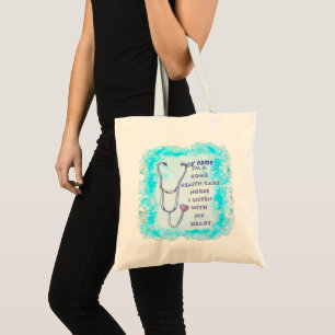 Tote Bag Soins de santé à domicile Infirmière Coeur