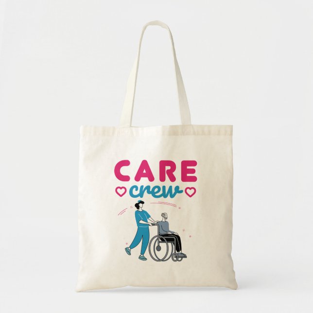 Tote Bag Soins Équipages De Soins Fournisseurs De Soins À D (Devant)
