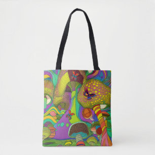 Tote Bag Soixante psychédélique