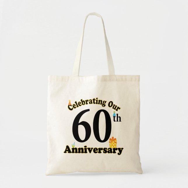 Tote Bag soixantième Anniversaire (Devant)