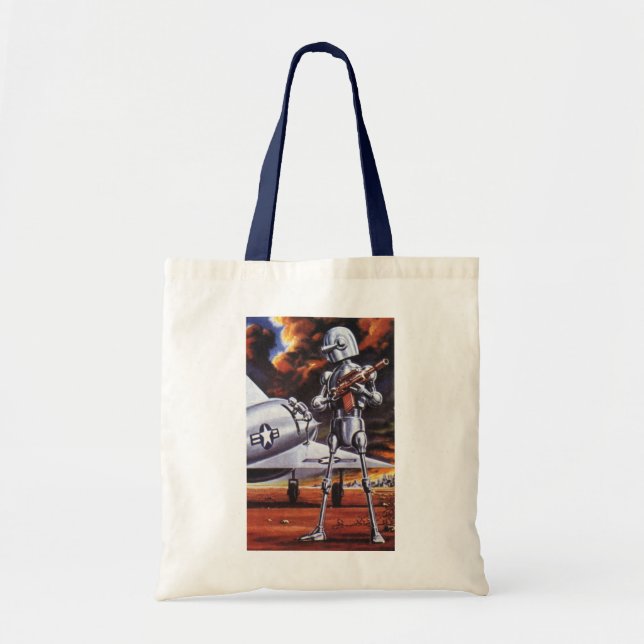 Tote Bag Soldats de robots militaires de science-fiction vi (Devant)