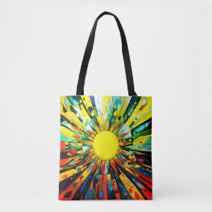 Tote Bag Soleil Dans Abstrait 910