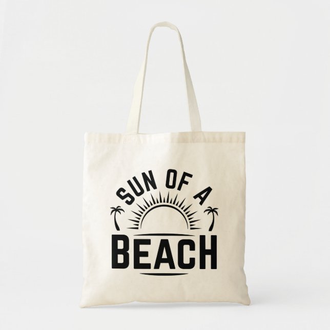 Tote Bag Soleil D'Une Plage (Devant)