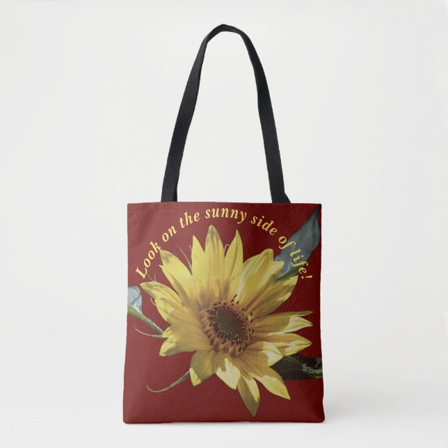 Tote Bag Soleil vers le haut (Devant)