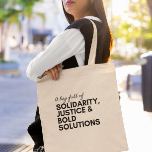 Tote Bag Solidarité Activisme de justice éthique