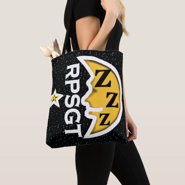 Tote Bag SOMMEIL de RPSGT POLYSOMNOGRPAHY par (De près)