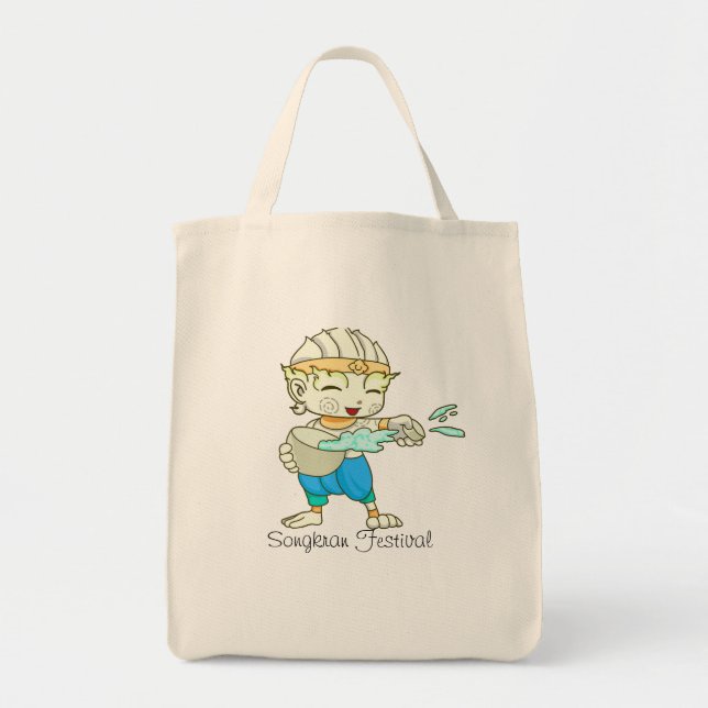 Tote Bag Songkran Festival Bangkok Thaïlande T-Shirt (Devant)