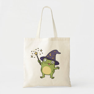 Tote Bag Sorcier Grenouille Lançant des Sorts