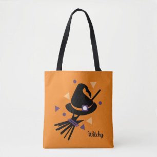 Tote Bag Sorcière Casquette Confetti Witchy