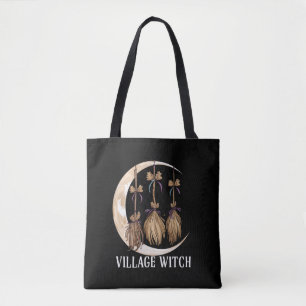Tote Bag Sorcière de village gothique occulte wicca païen n