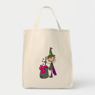Tote Bag Sorcière faisant le Brew