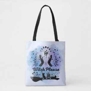 Tote Bag Sorcière S'Il Vous Plaît : Sassy Sorcery Design