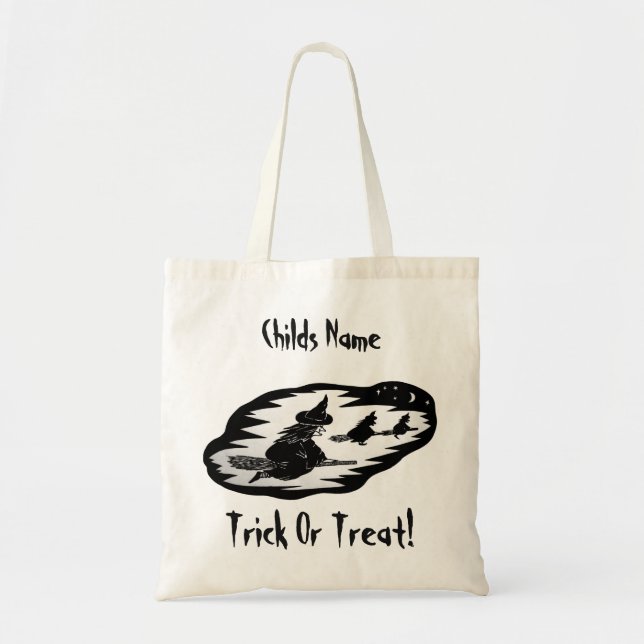 Tote Bag sorcières volantes éffrayantes broomsticks ruiner  (Devant)