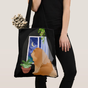 Tote Bag SORTE QU'IL Y AIT QUELQUE PART Chow fourre-tout ou