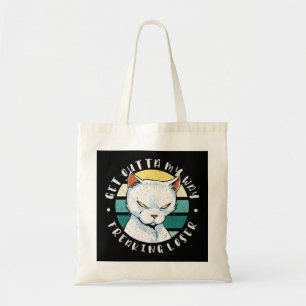 Tote Bag Sortez de mon chemin freaking loser, Moody Cat Inv