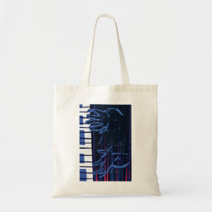 Tote Bag Soul  Jazz Piano Editorial Art
