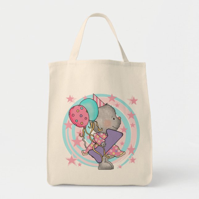 Tote Bag Souris 1er anniversaire T-shirts et cadeaux (Devant)