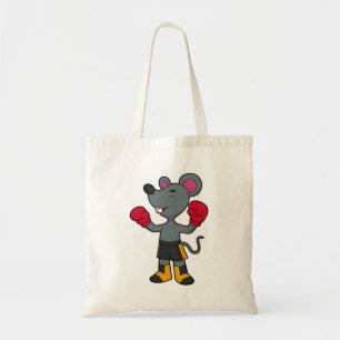 Tote Bag Souris en boîte avec gants de boxe