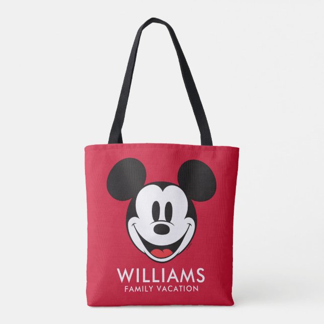 Tote Bag Souris Mickey classique| Vacances familiales (Dos)