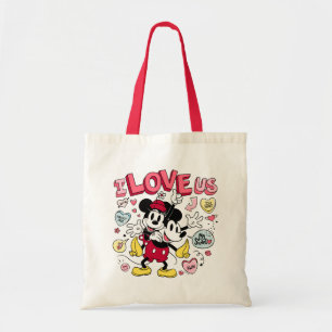 Tote Bag Souris Mickey et Minnie   Je nous aime