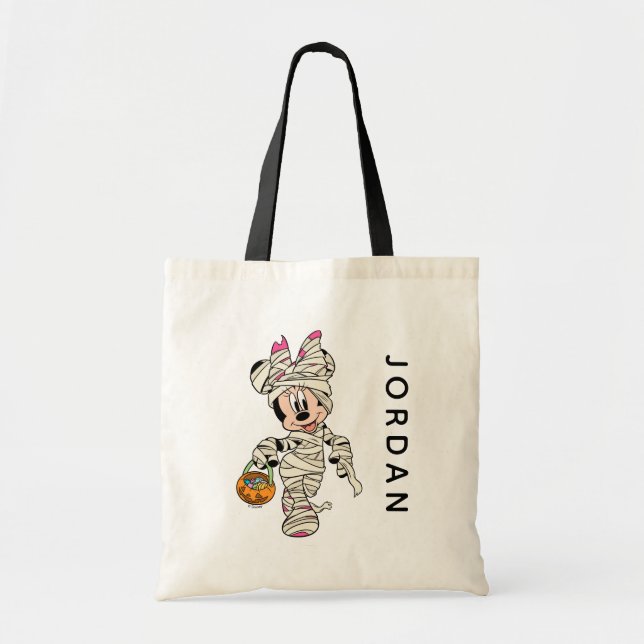 Tote Bag Souris Minnie Halloween Mummy (Devant)