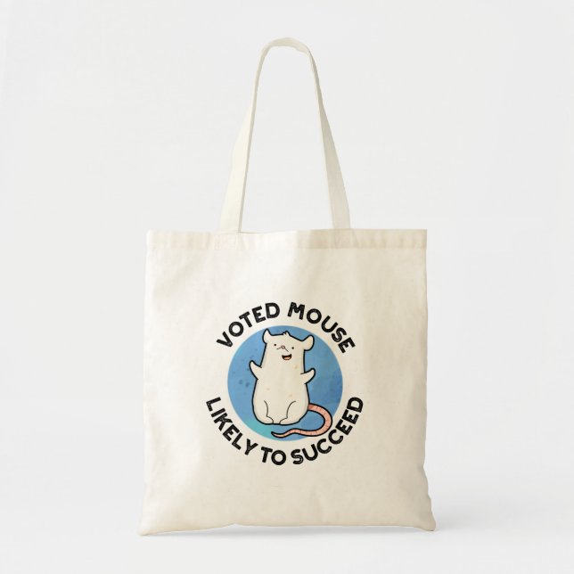 Tote Bag Souris Votée Susceptible De Réussir Un Jeu D'Anima (Devant)