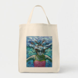 Tote Bag Sous la nage aquatique