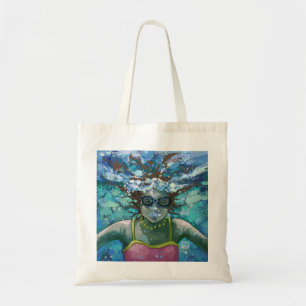 Tote Bag Sous la nage aquatique