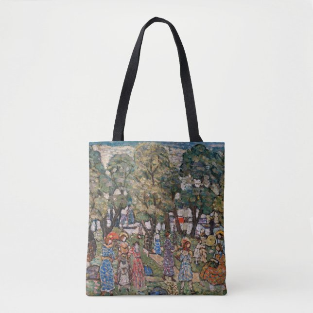 Tote Bag Sous les arbres de Maurice Prendergast, Art (Devant)