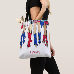 Tote Bag Southern Texas Ladies Fashion Boot de garçon en bl