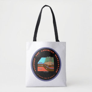 Tote Bag Soutien à la révolution Laramide Humour géologique