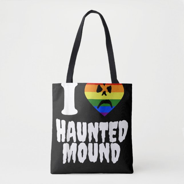 Tote Bag Soutien gay pride Amour, drapeau arc-en-ciel, drap (Devant)