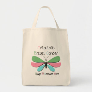 Tote Bag Soutien pour le cancer du sein métastatique