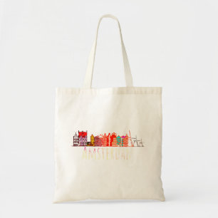 Tote Bag Souvenir de Pays-Bas de ville d'Amsterdam