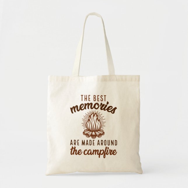 Tote Bag Souvenirs de feu de camp (Devant)