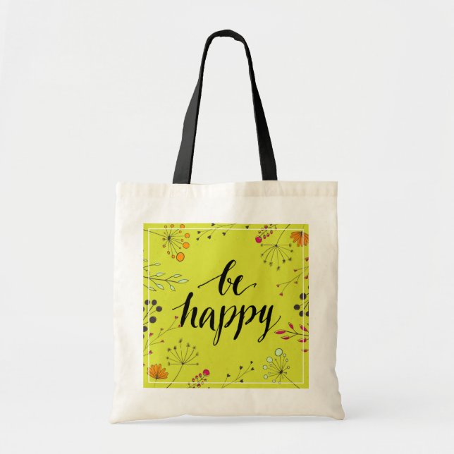 Tote Bag Soyez 5 heureux (Devant)