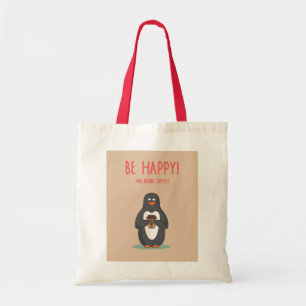 Tote Bag Soyez café heureux et de boissons